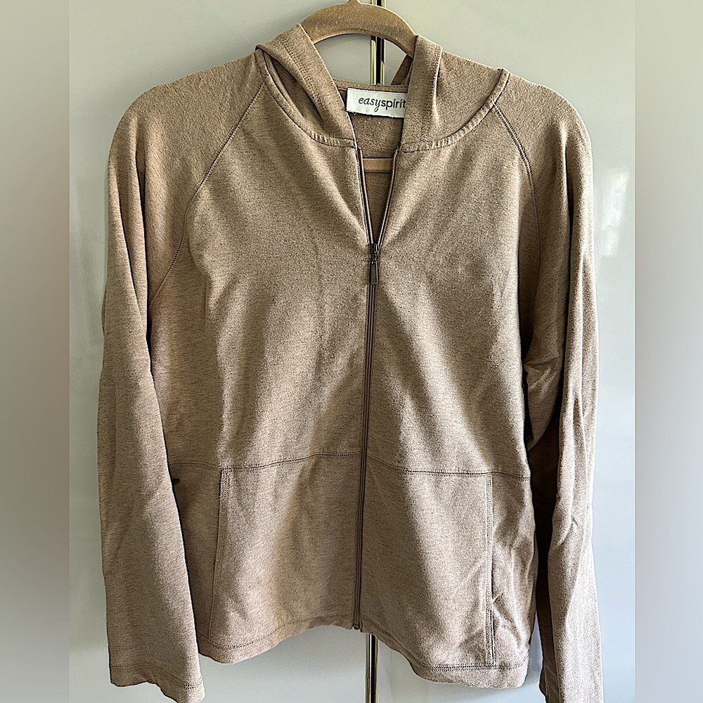 Easy Spirit hooded cotton lightweight jacket
